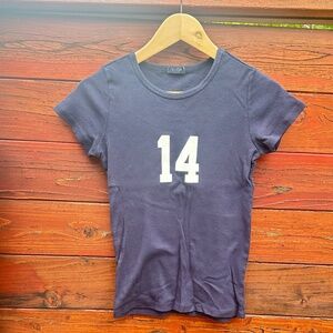 Brandy Melville Blue T Shirt
